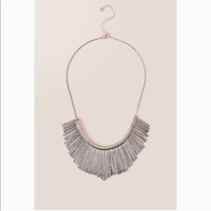 Francesca’s Metal Fringe Necklace